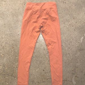 Salmon leggings Danskin size Small